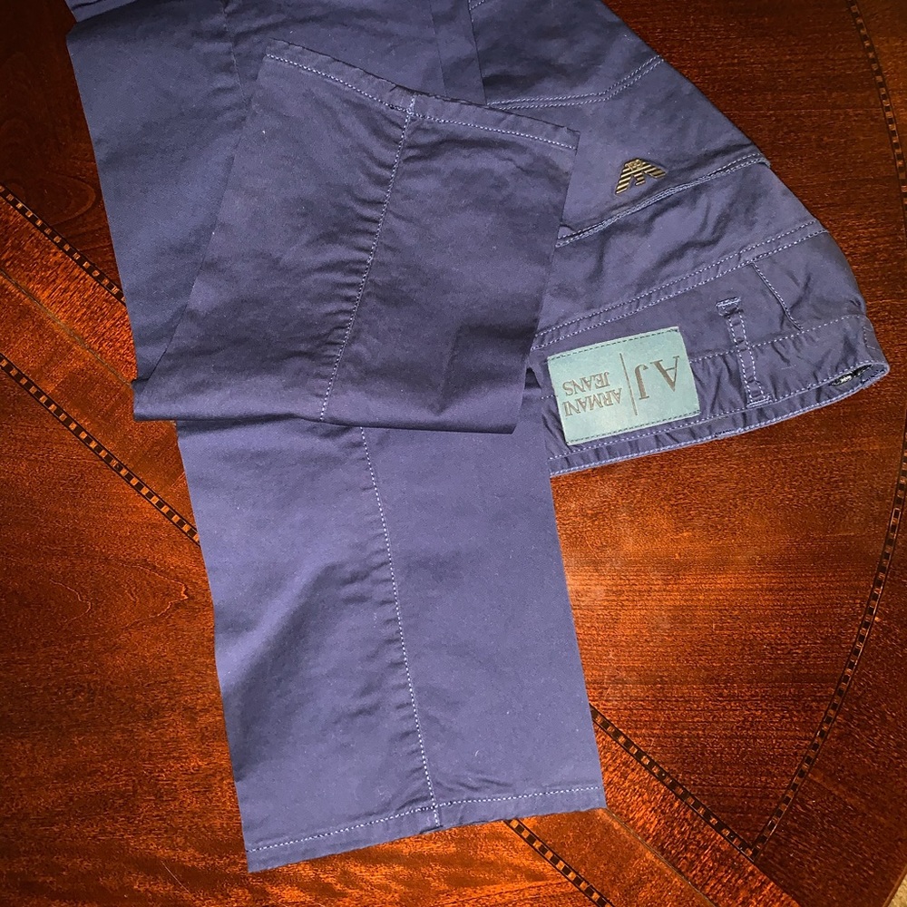 Armani Jeans - J45 Slim Fit navy pants